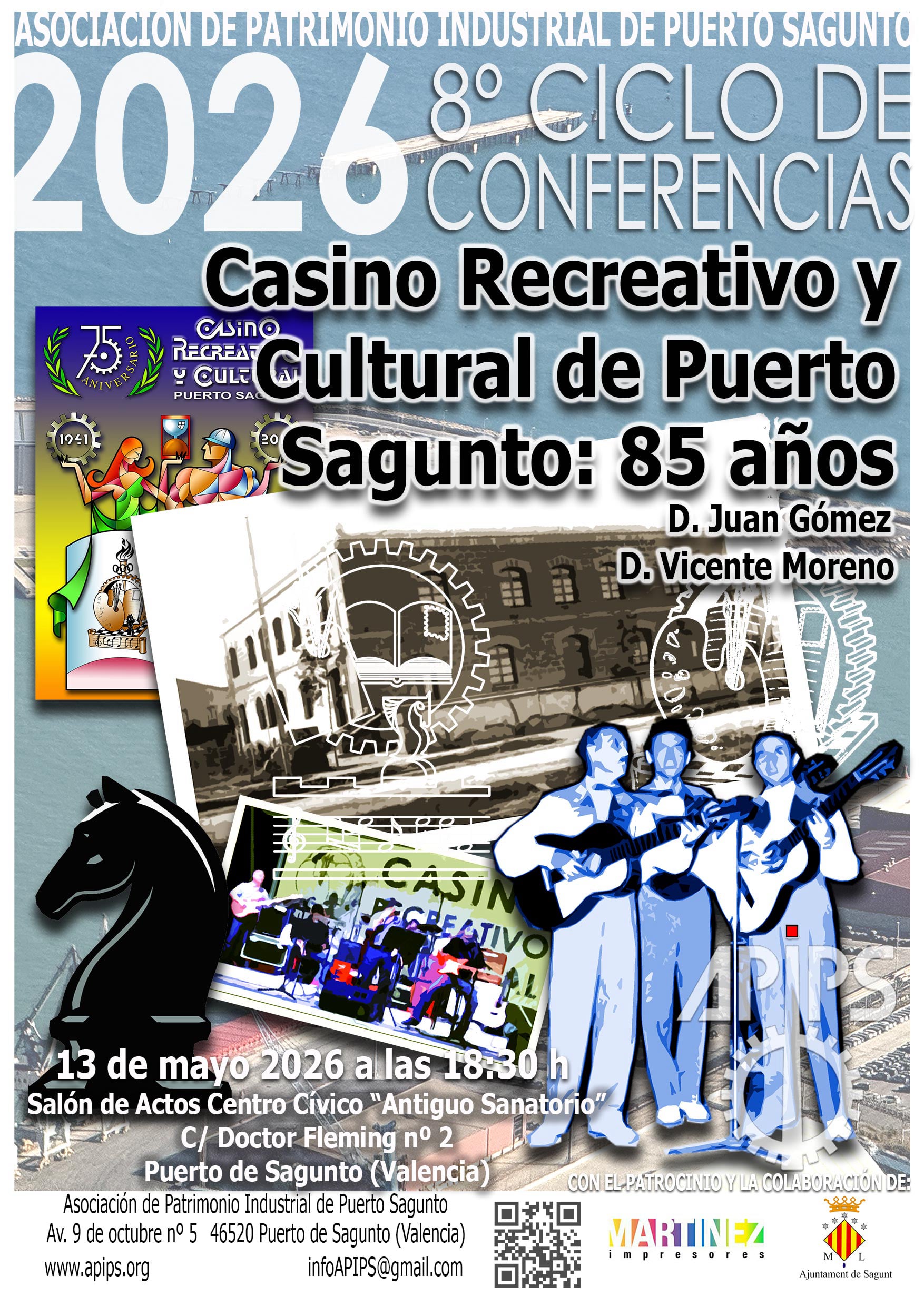 CASINO RECREATIVO Y CULTURAL PUERTO SAGUNTO: 85 AÑOS