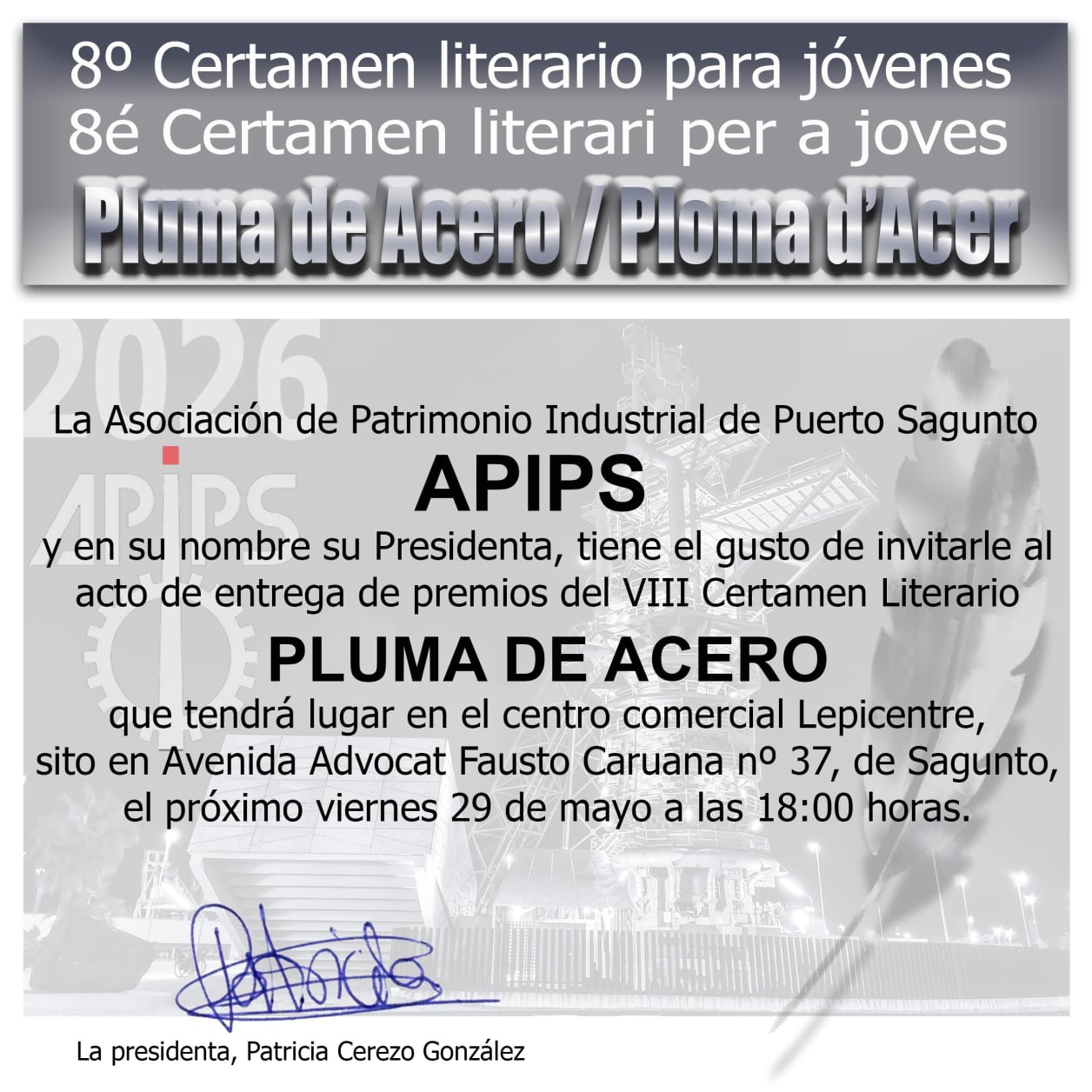 ENTREGA DE PREMIOS PLUMA DE ACERO 2026